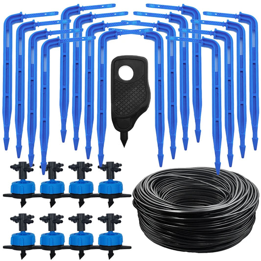 Greenhouse Drip Irrigation 4-Way 3/5mm Arrow Watering System 10/20set