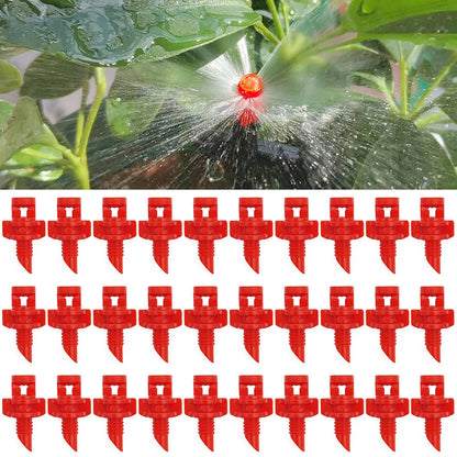 20PCS 90/180/360° Refraction Nozzle Sprinkler for Garden Irrigation