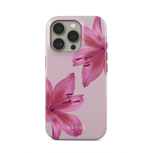 Burga Fragile Beauty Phone Case with Elegant Lily Design