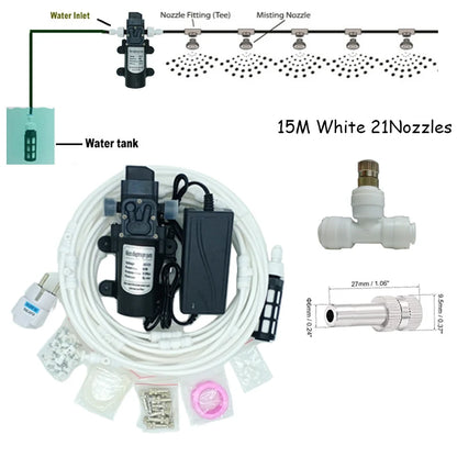 12V DC Misting Pump Kit for Dust Removal & Cooling