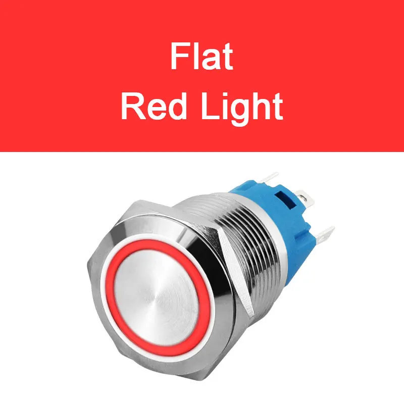 16mm Metal Push Button Switch LED Light Waterproof Self-Lock