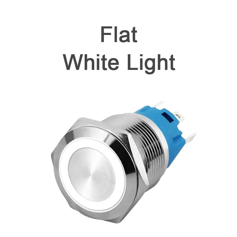 16mm Metal Push Button Switch LED Light Waterproof Self-Lock