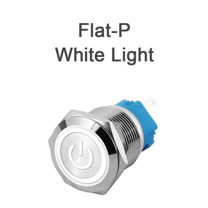 16mm Metal Push Button Switch LED Light Waterproof Self-Lock