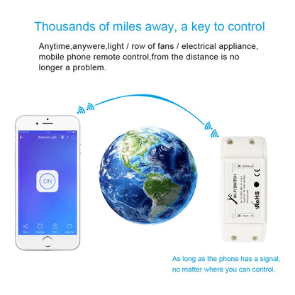 WiFi Smart Light Switch Timer Remote Control Alexa Google