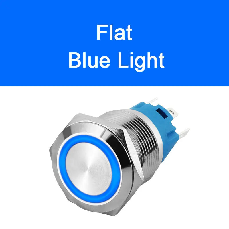 16mm Metal Push Button Switch LED Light Waterproof Self-Lock