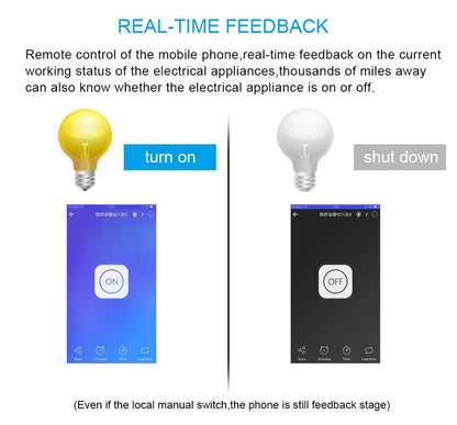 WiFi Smart Light Switch Timer Remote Control Alexa Google