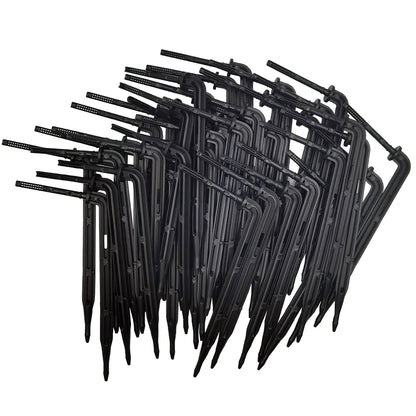 Greenhouse Garden 50PCS Bend Drip Arrow Emitter for 3/5mm Hose