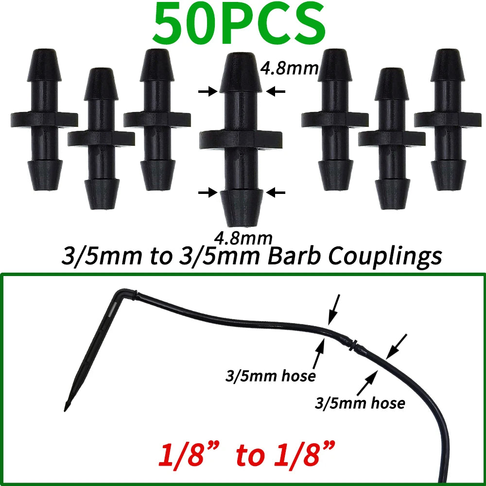 Irrigation 2L/4L/8L Steady Flow Dripper with 4-Way Connector 20Sets