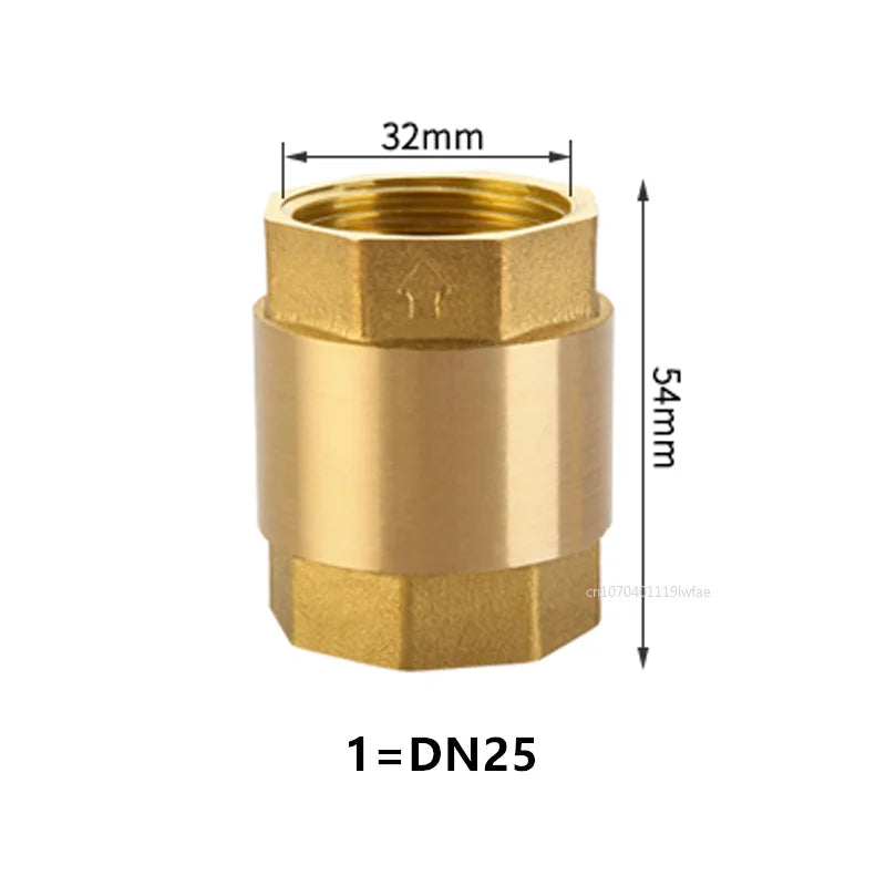 NPT Brass Check Valve Female Thread for Water Control 1/2"-2"