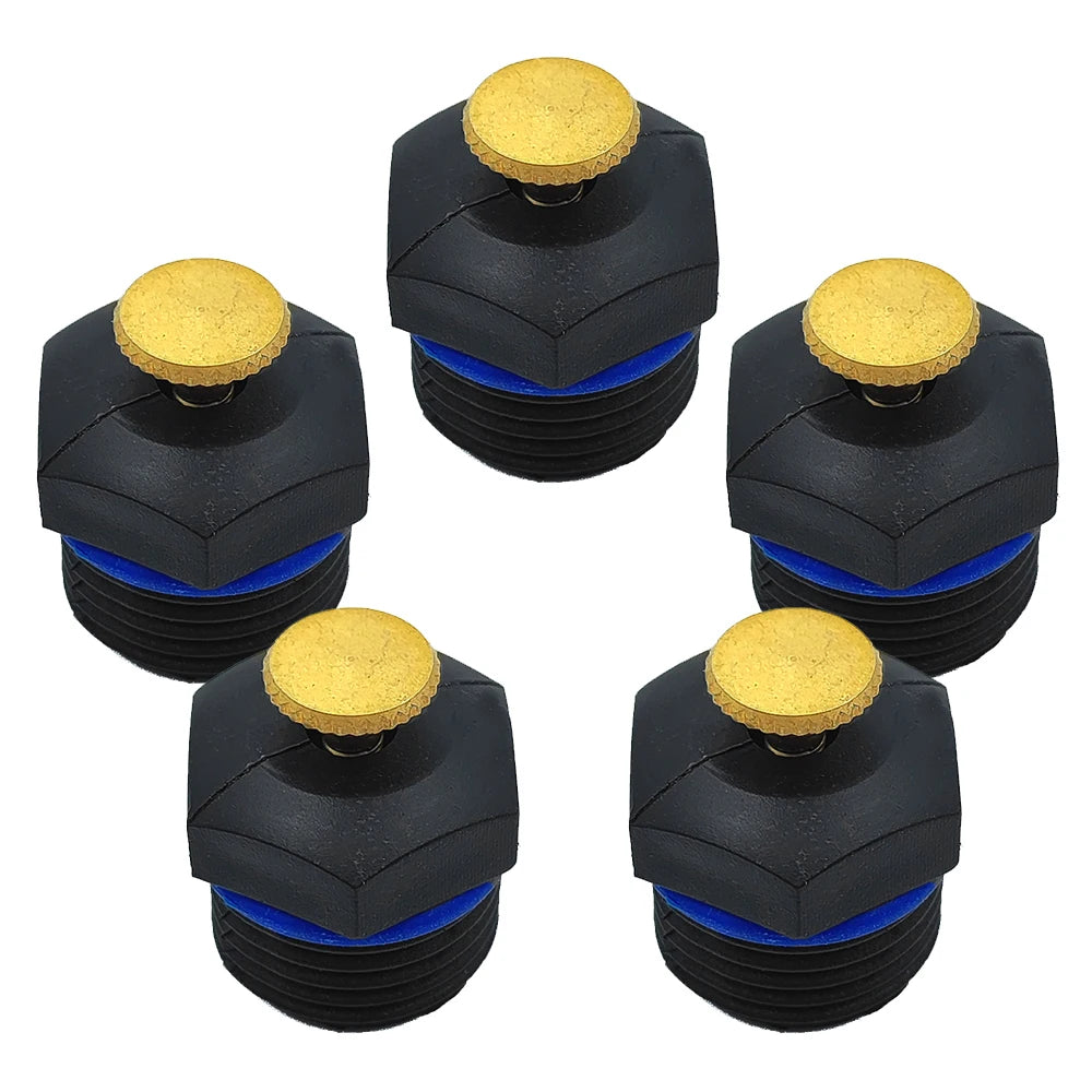 5PCS 20mm Adjustable Watering Sprinkler 1/2'' Thread Spray Nozzle