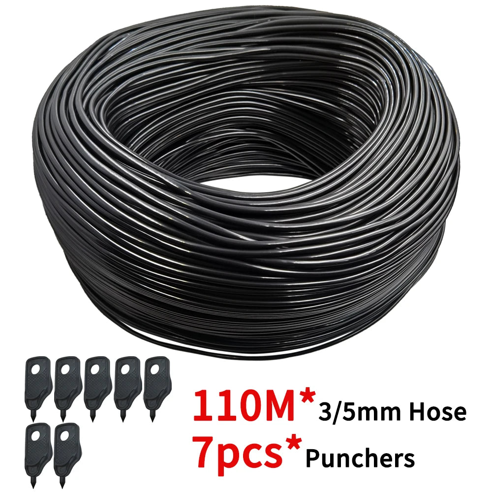 3/5mm Watering Hose Drip Irrigation Pipe for Plants Greenhouse