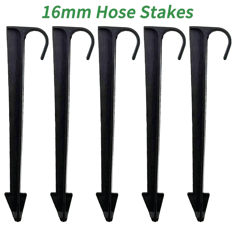 50PCS 16mm 20mm Hose Holders C-Type Stake for Drip Irrigation