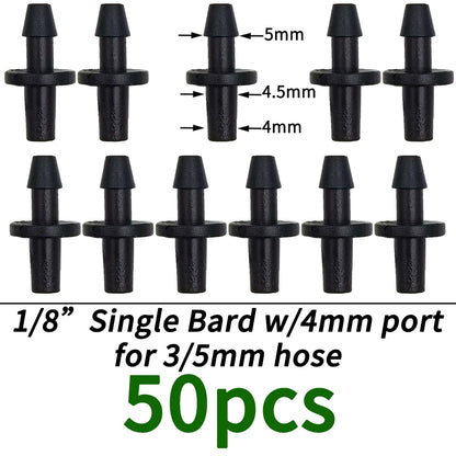 25PCS Bend Arrow Drippers for 3/5mm Hose Micro Drip Irrigation