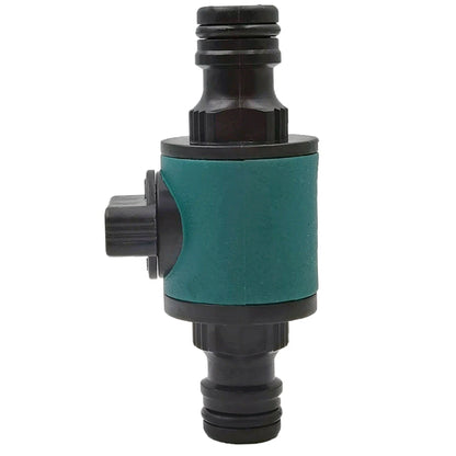 2PCS 16MM Garden Hose Connector with Shut Off Valve for Irrigation