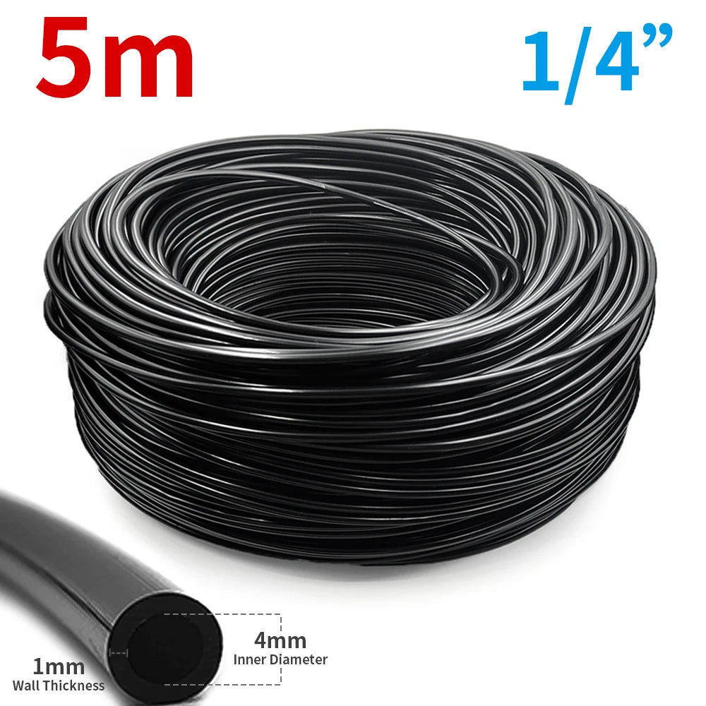 5-100m Garden Watering Hose 4/7mm PVC Micro Irrigation Pipe