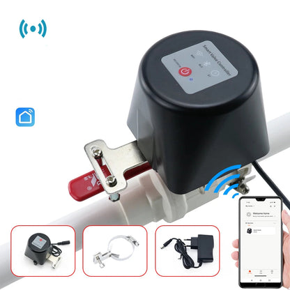 Tuya WiFi Zigbee Water Valve Smart Control Alexa Google