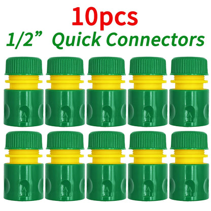 10PCS 1/2 Inch 16mm Hose Garden Tap Connector Quick Connect Adapter