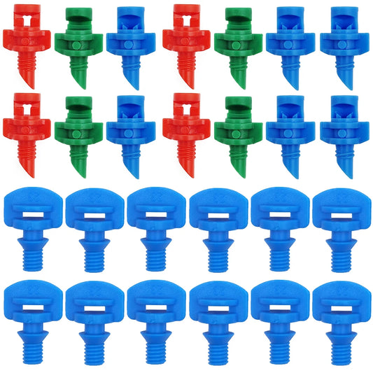 50PCS 360° Refraction Sprinkler for Micro Garden Irrigation