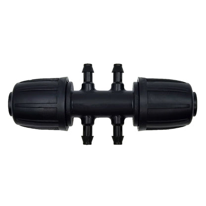 16mm to 4/7mm 6-Way Connector for Garden Irrigation Micro Hose Fitting