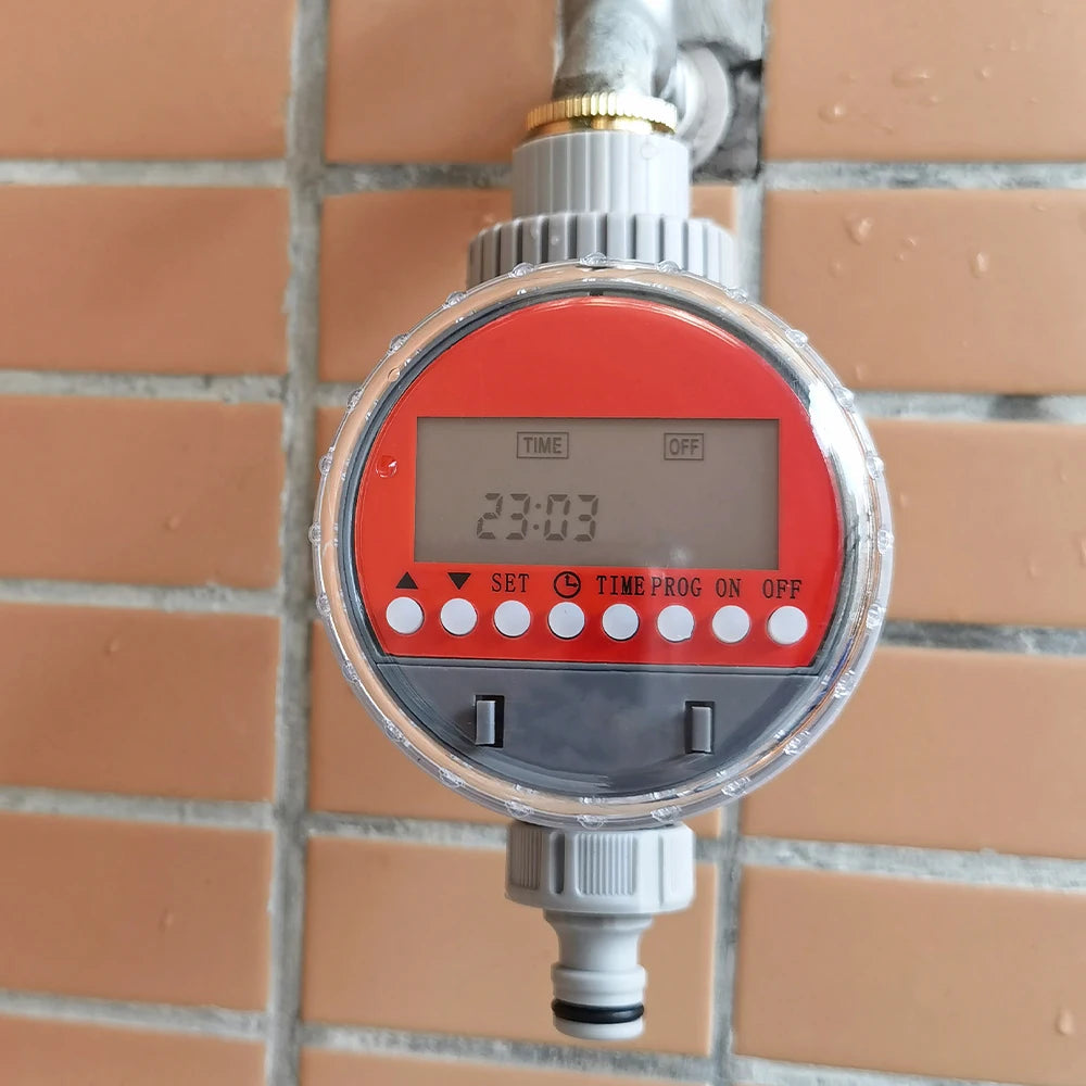 Automatic LCD Irrigation Timer Ball Valve for Garden Use