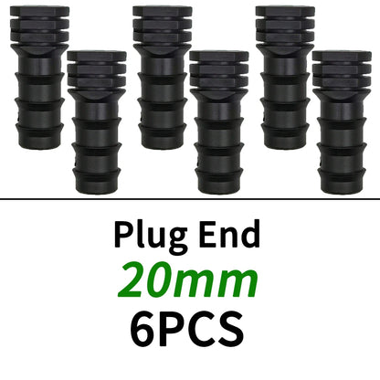 "1/2" - 3/4" Male/Female Thread to Barb PE Hose Adapter