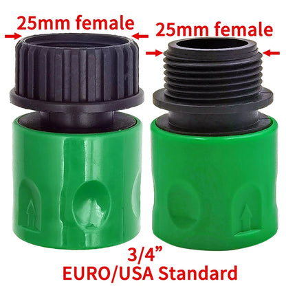 3/4'' Quick Connector Nipple Barb Adapter for 16mm 20mm Hose