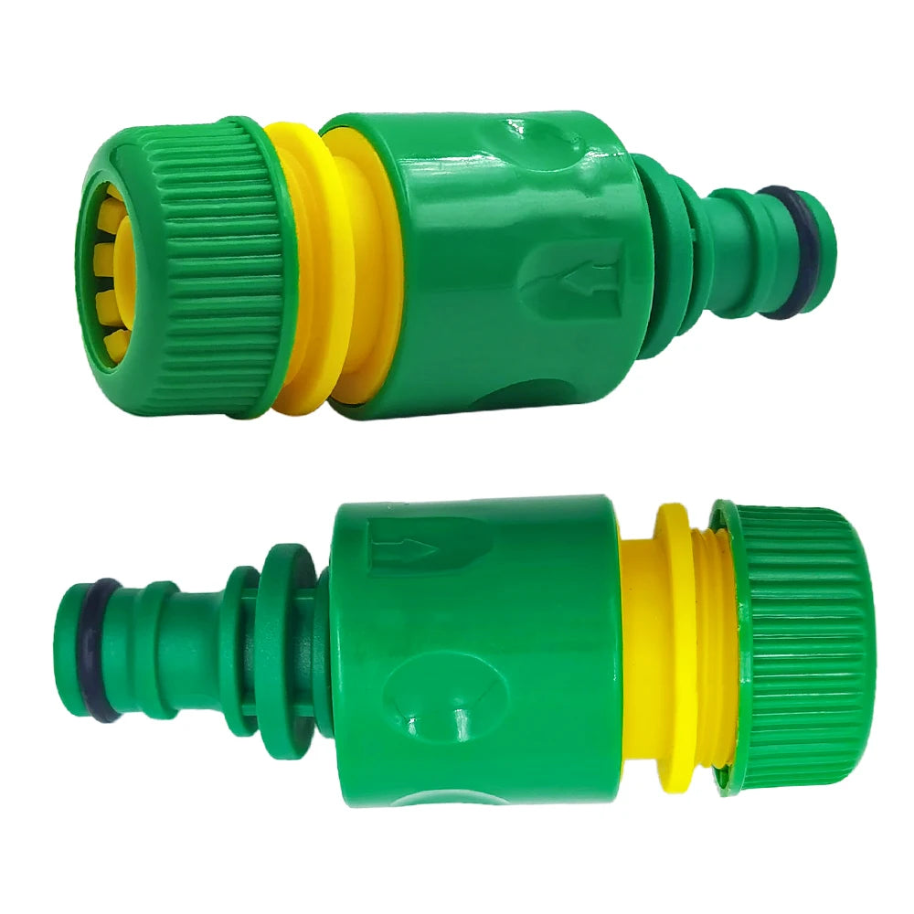 1/2" Hose Garden Tap Quick Connector 16mm Fitting w/ Adapters