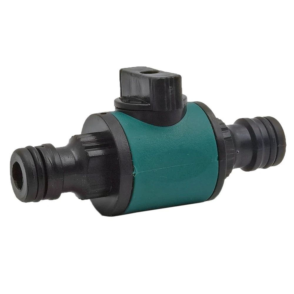 2PCS 16MM Garden Hose Connector with Shut Off Valve for Irrigation