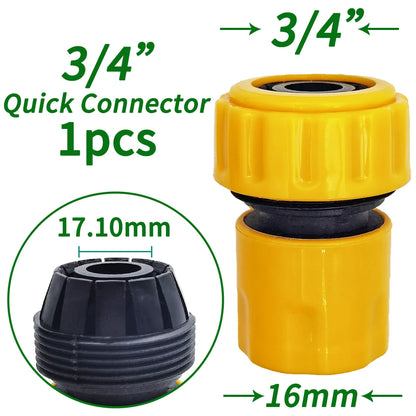 6PCS 3/4 1/2 Inch Garden Hose Repair Connector for Drip Irrigation