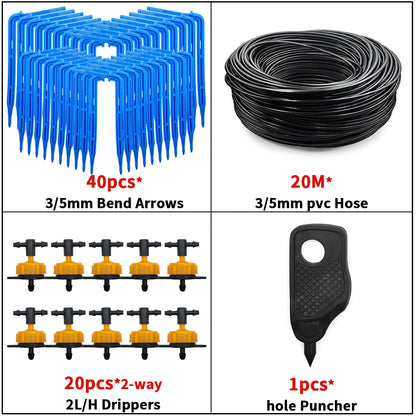 Greenhouse 4-Way Drip Arrow 3/5mm Watering System 10/20set