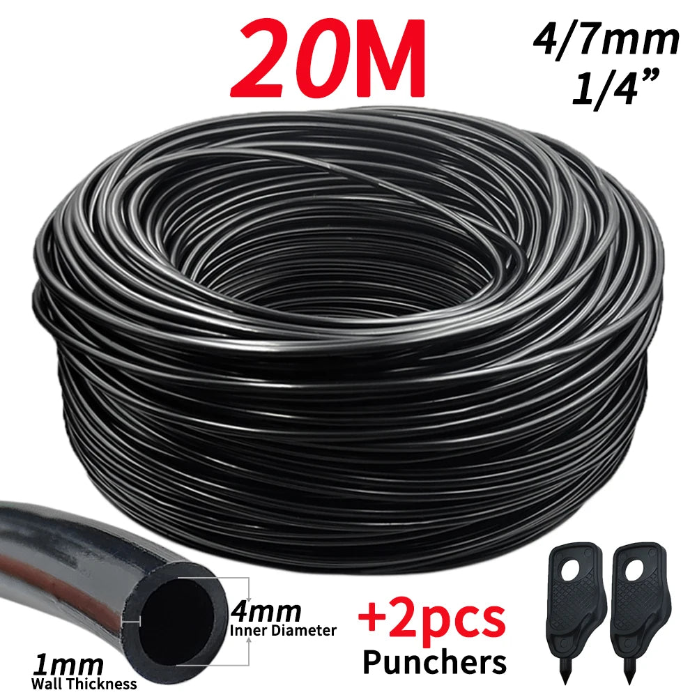 5M-25M Micro Drip Watering Kit DIY Automatic Irrigation 4/7'' Hose