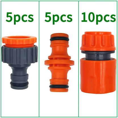 10PCS 1/2 Inch 16mm Hose Garden Tap Connector Quick Connect Adapter