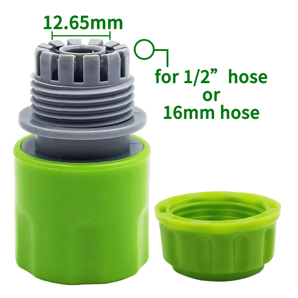 10PCS 1/2 Inch 16mm Hose Garden Tap Connector Quick Connect Adapter