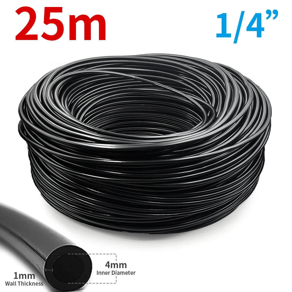 5-100m Garden Watering Hose 4/7mm PVC Micro Irrigation Pipe