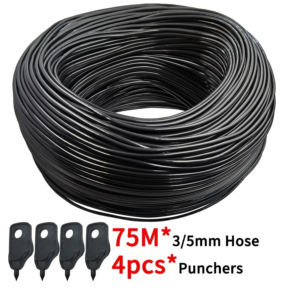 3/5mm Watering Hose Drip Irrigation Pipe for Plants Greenhouse