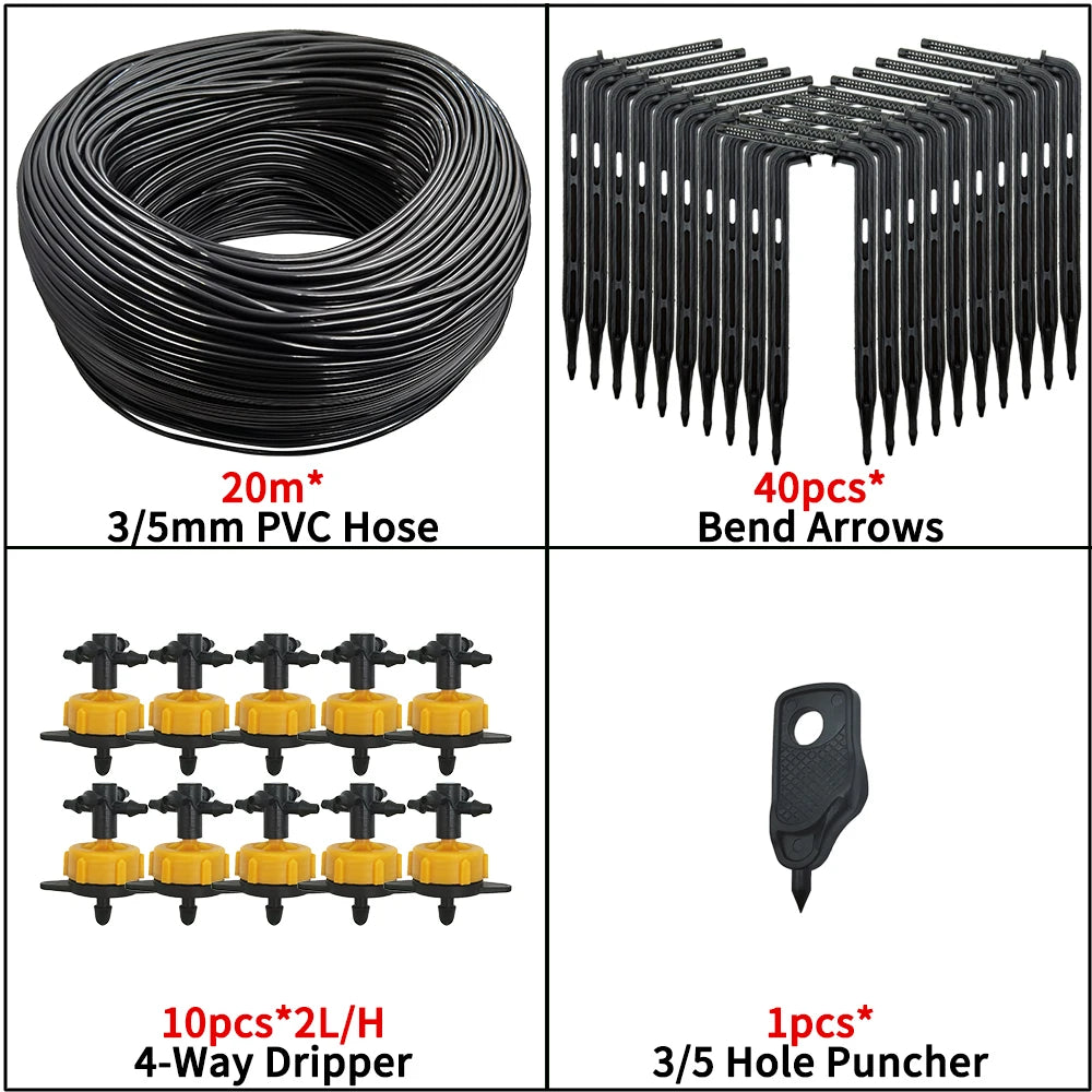 10-100M 2L/H Compensation Emitter Arrow for Drip Irrigation