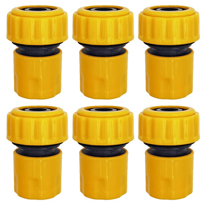 6PCS 3/4 1/2 Inch Garden Hose Repair Connector for Drip Irrigation