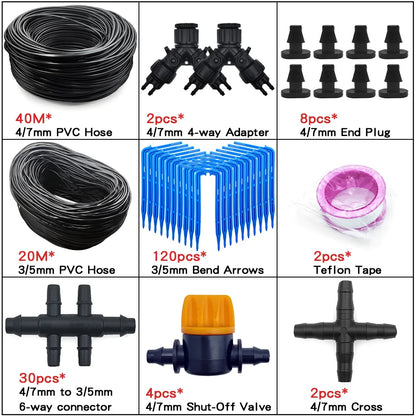 4/7mm to 3/5mm Hose Automatic Drip Irrigation System Kit