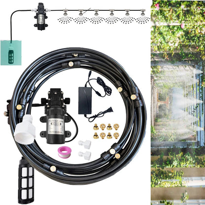 12V DC Diaphragm Pump Kit for Misting & Cooling Greenhouse