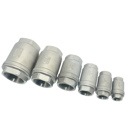 304 Stainless Steel Vertical Check Valve One-Way Valve for Water Pump