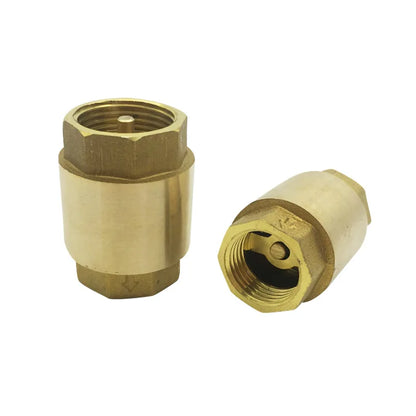 1/2" 3/4" 1-1/2" NPT Brass In-Line Spring Check Valve Anti Backflow