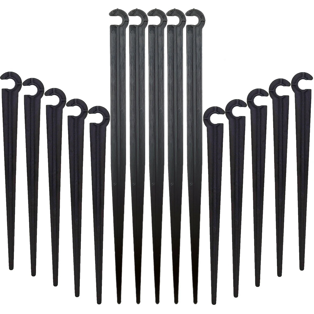 50PCS 11cm 20cm 1/4'' Stake Holder for 4/7mm Drip Irrigation