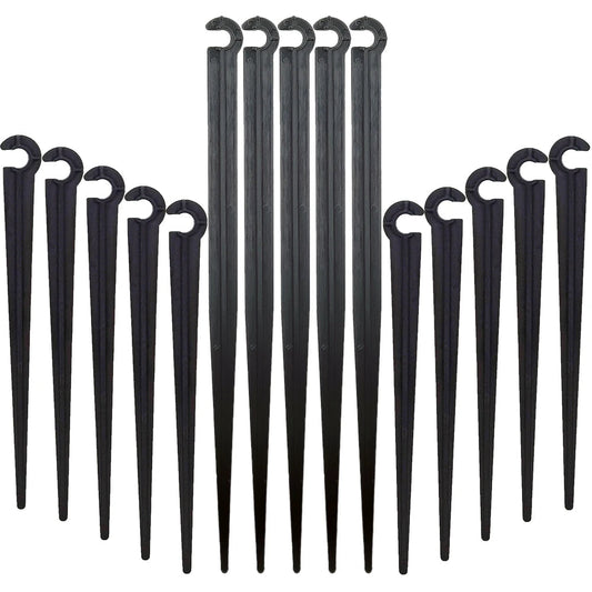 50PCS 11cm 20cm 1/4'' Stake Holder for 4/7mm Drip Irrigation