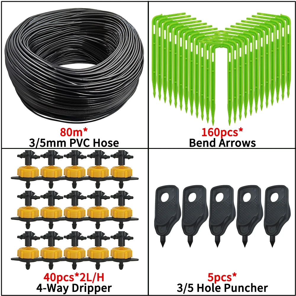 10-100M 2L/H Compensation Emitter Arrow for Drip Irrigation