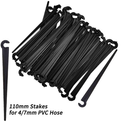 50PCS 11cm 20cm 1/4'' Stake Holder for 4/7mm Drip Irrigation