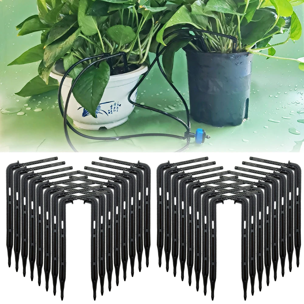 25PCS Bend Arrow Drippers for 3/5mm Hose Micro Drip Irrigation