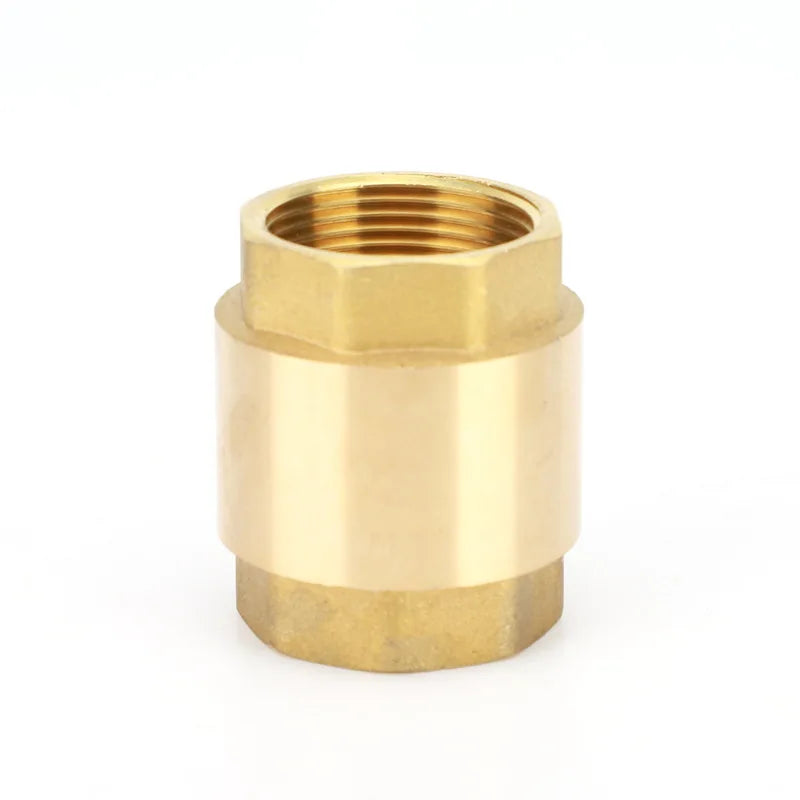 1/2" 3/4" 1-1/2" NPT Brass In-Line Spring Check Valve Anti Backflow