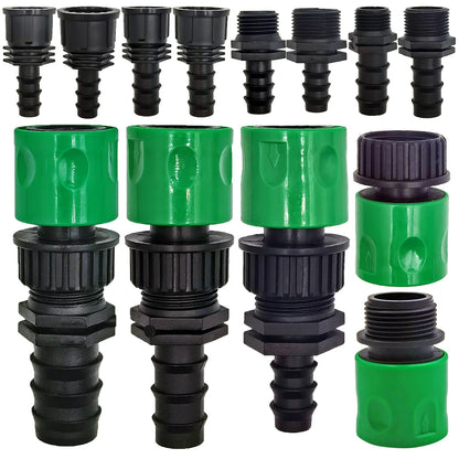 3/4'' Quick Connector Nipple Barb Adapter for 16mm 20mm Hose