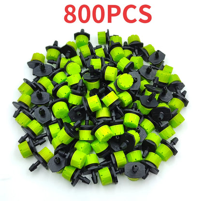 50-100X Garden Drip Irrigation 1/4'' Adjustable Emitter 4/7mm Hose