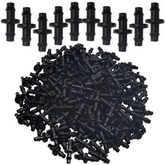 20/50/100PCS 1/4'' Barbed Couplings for 4/7mm Hose Drip Irrigation